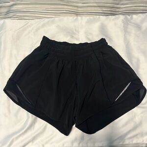Lululemon Hotty Hot lined shorts (4inch inseam) size 2 Tall in Black $20